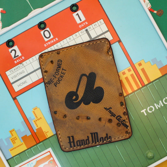 TMCo Baseball Glove Bifold Card Holder Wallet