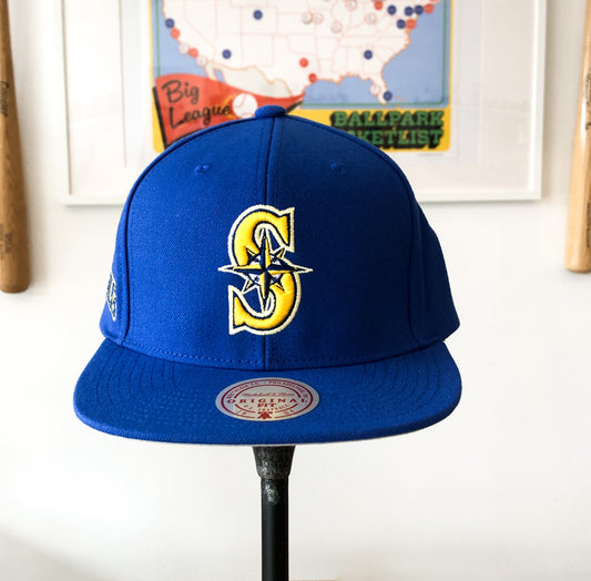 Mitchell and Ness Seattle Mariners Evergreen Cooperstown Snapback