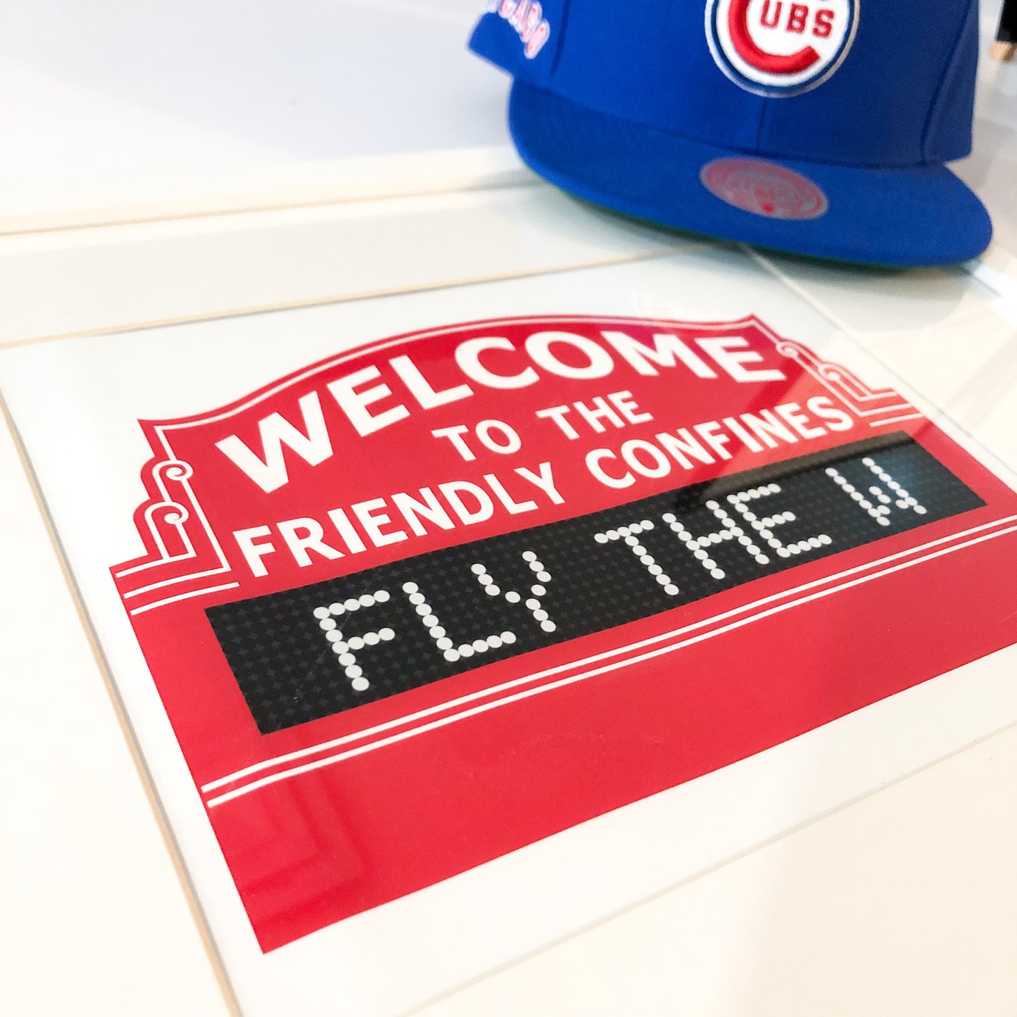 TMCo Wrigley Field Marquee 8x10 Art Print