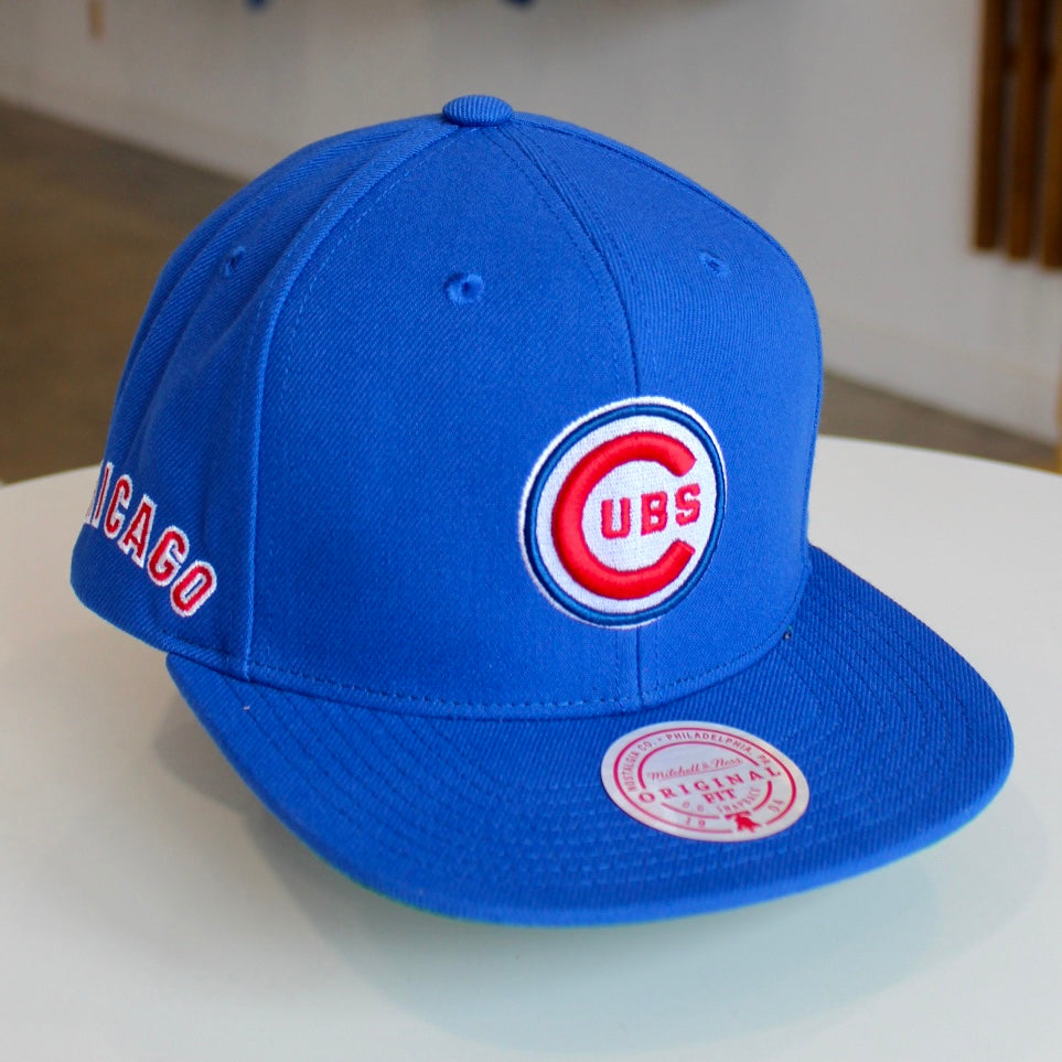 chicago cubs snapback mitchell and ness