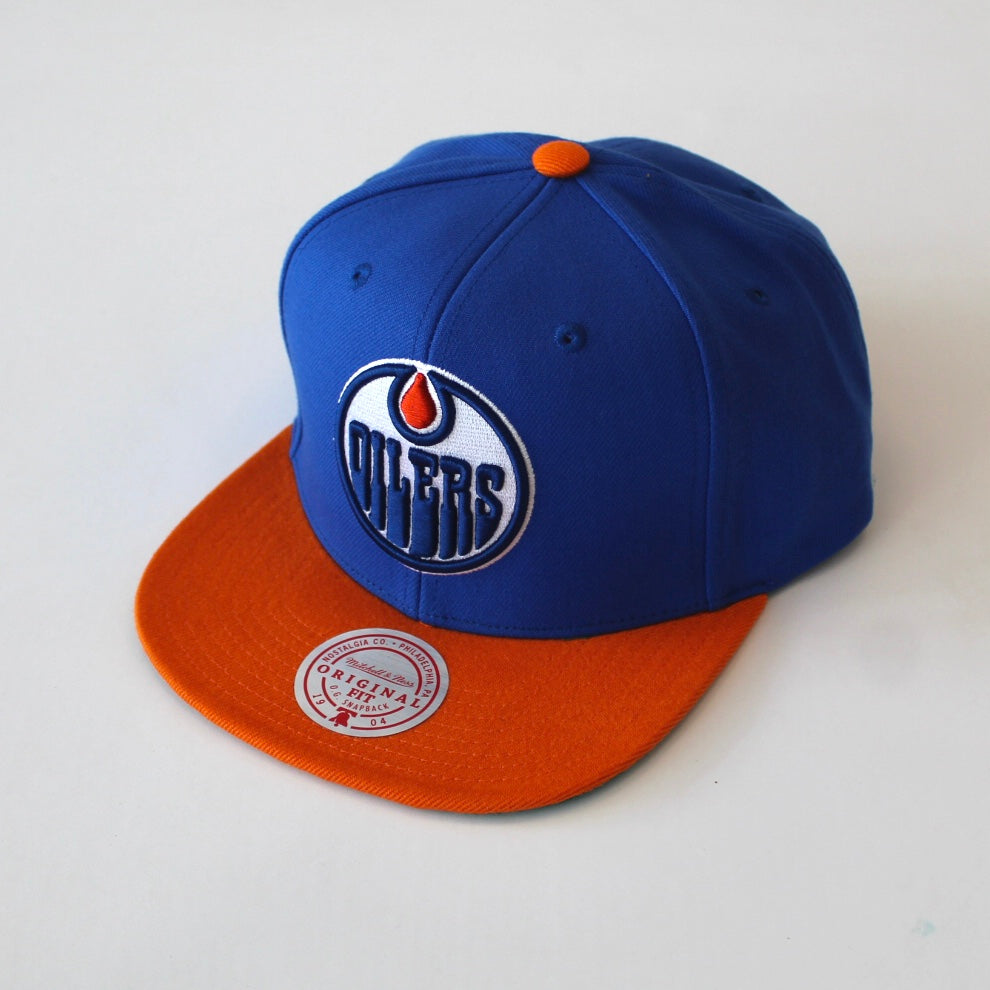 Edmonton Oilers NHL Mitchell & Ness Snapback Hat  Snapback hats, Edmonton  oilers, Mitchell & ness