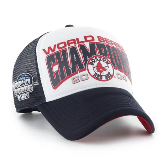 47 Foam Champ Offside Boston Red Sox Trucker Hat