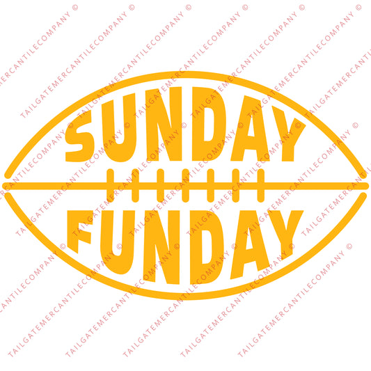 TMCo Digital Download Printable SVG/PNG File: Sunday Funday KC Football