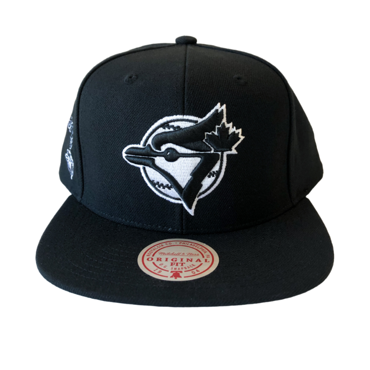 Mitchell and Ness Toronto Blue Jays Cooperstown Black and White Evergr Tailgate Mercantile Company