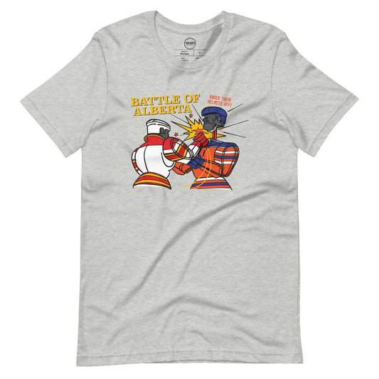 Rock 'Em Battle of Alberta Calgary 2.0 Unisex T-shirt nhl hockey calgary flames