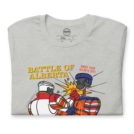 Rock 'Em Battle of Alberta Calgary 2.0 Unisex T-shirt nhl hockey calgary flames