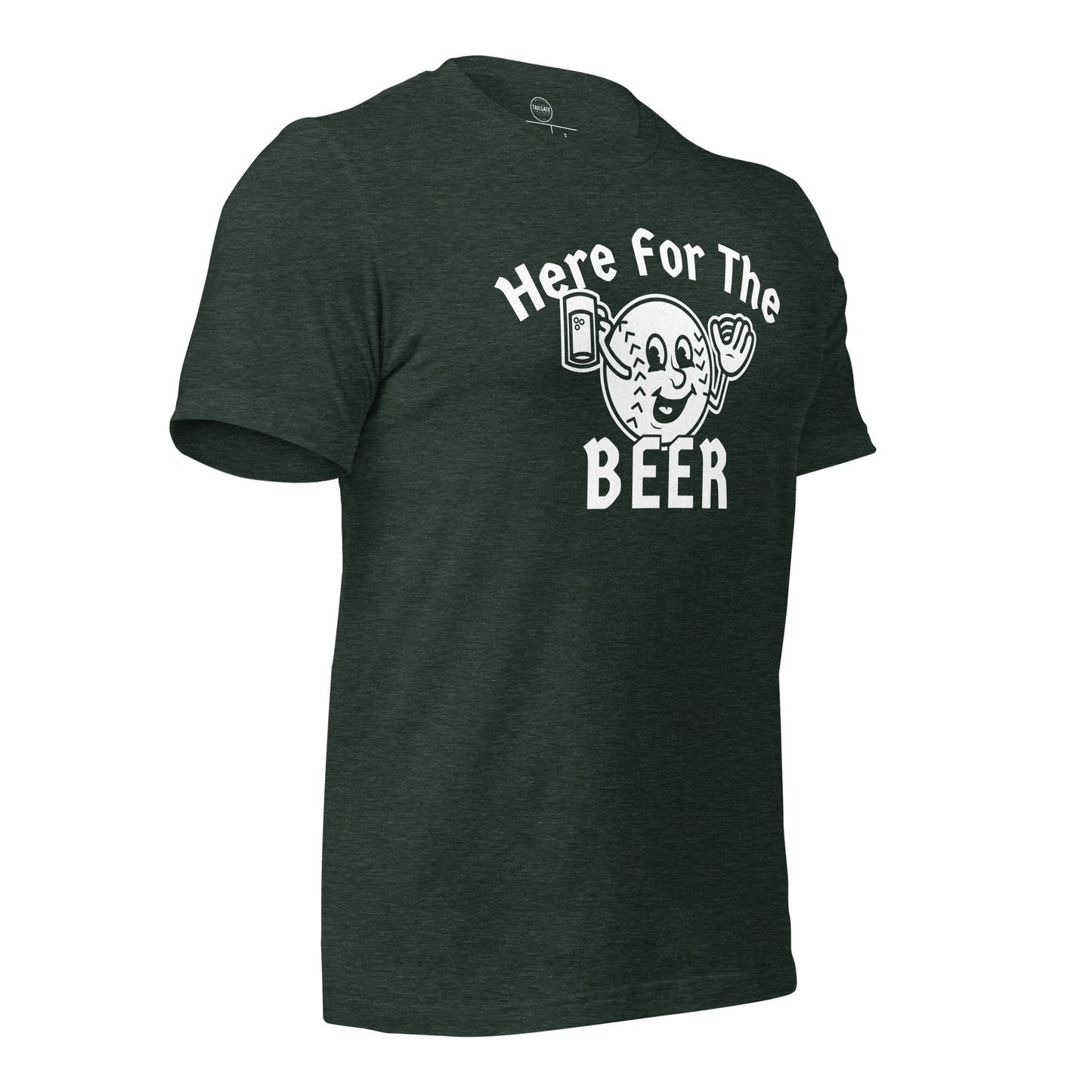 **ONLINE EXCLUSIVE** TMCo Here For The Beer Baseball Unisex T-shirt