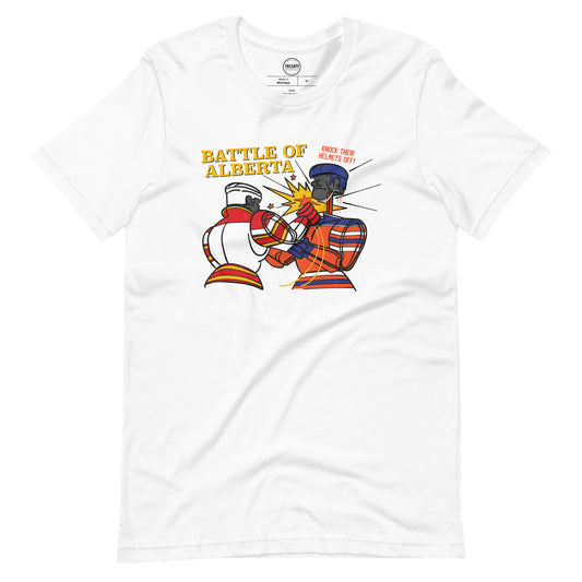 Rock 'Em Battle of Alberta Calgary 3.0 Unisex T-shirt calgary flames nhl hockey