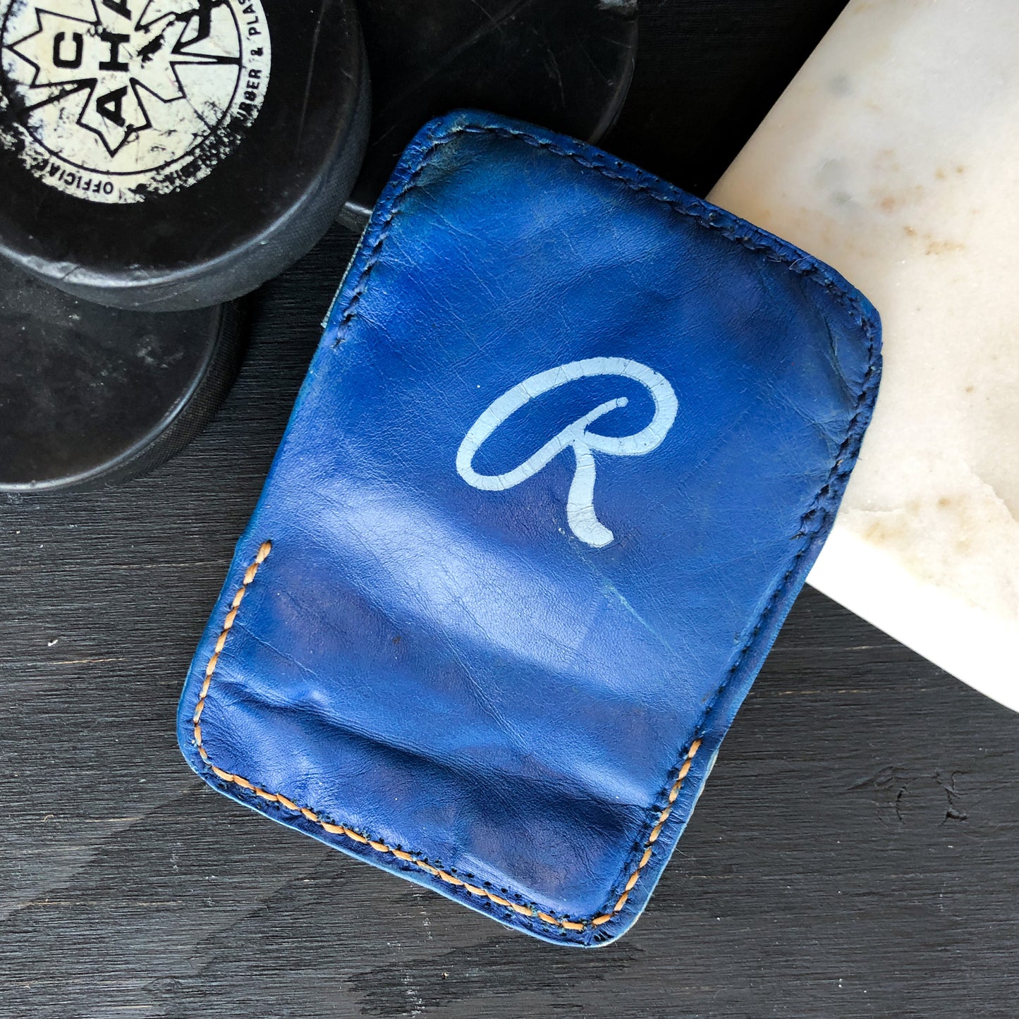 Rawlings RHG 10 15.5" Glove/R/Blue Tan Stitch