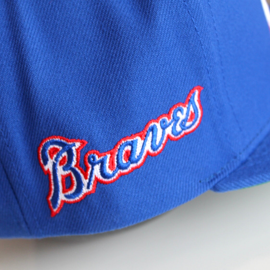 Atlanta Braves Royal Mitchell & Ness MLB Evergreen Snapback Hat