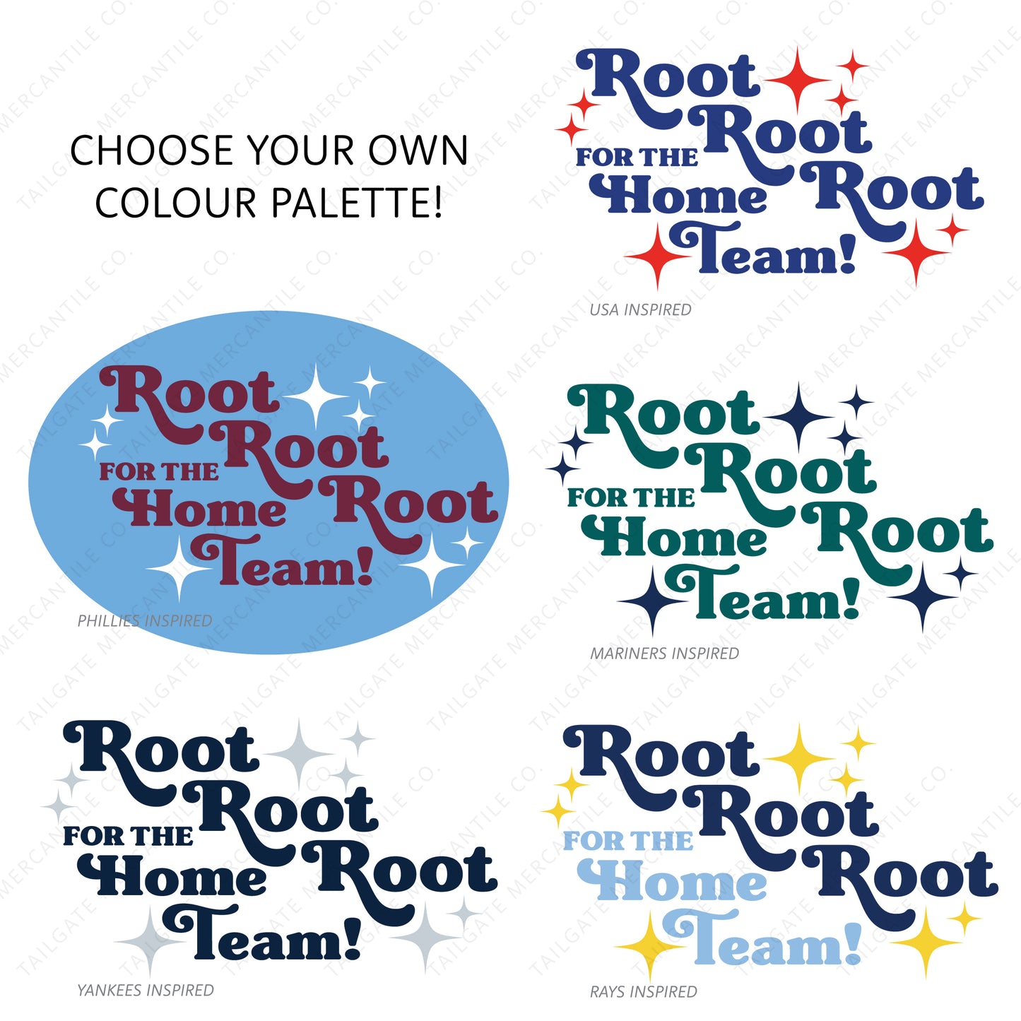 TMCo Digital Download Printable SVG/PNG File: Root, Root, Root For The Home Team