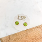 Prep Obsessed Softball Enamel Stud Earrings