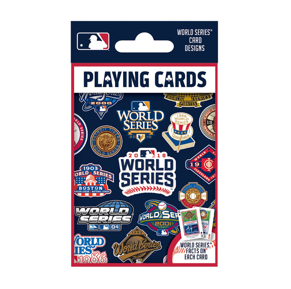 Baseball games MasterPieces MLB World Series Playing Cards poker