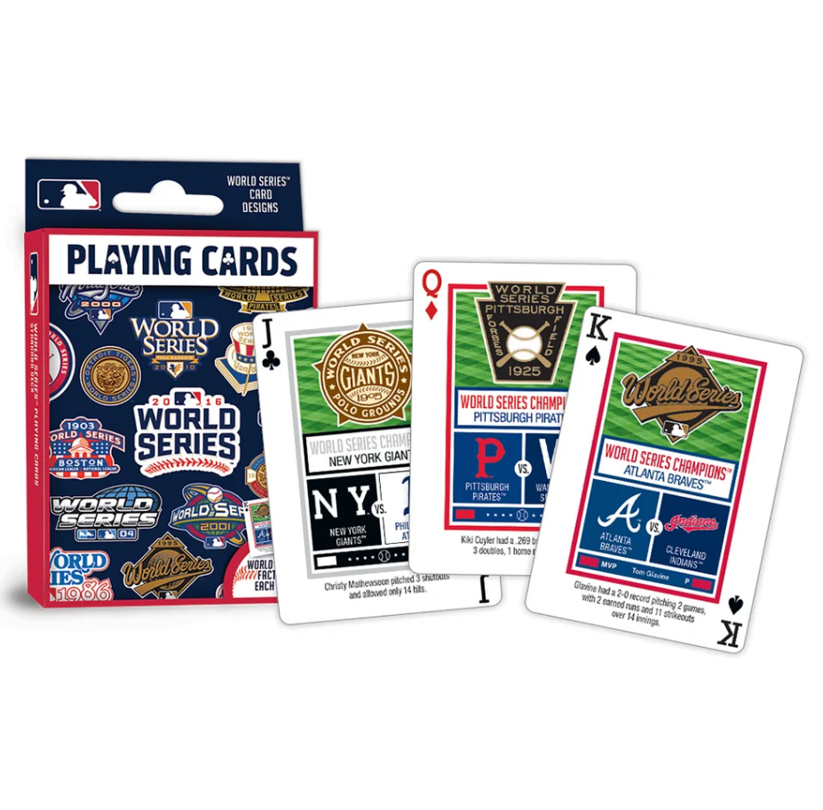 Baseball games MasterPieces MLB World Series Playing Cards poker