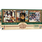 MLB 1000pc 13" x 39" Panoramic Saturday Evening Post Baseball puzzles features three of Norman Rockwell's iconic baseball pictures: "The Rookie," "Bottom of the Sixth," and "The Dugout". 