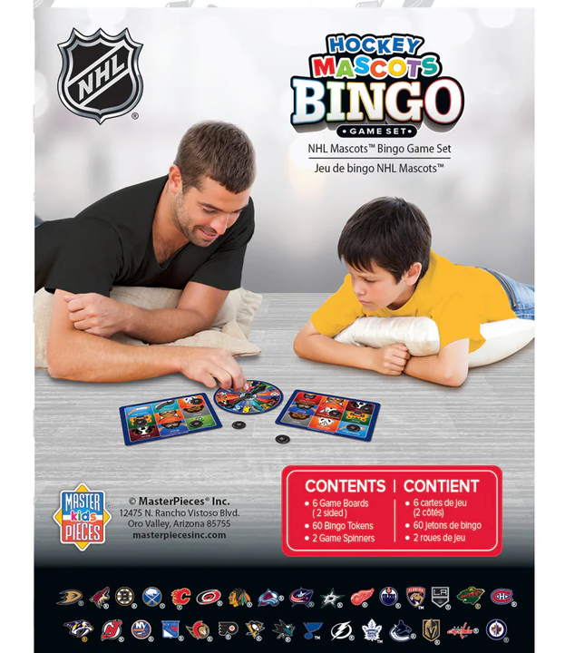 MasterPieces NHL Mascots Bingo Game