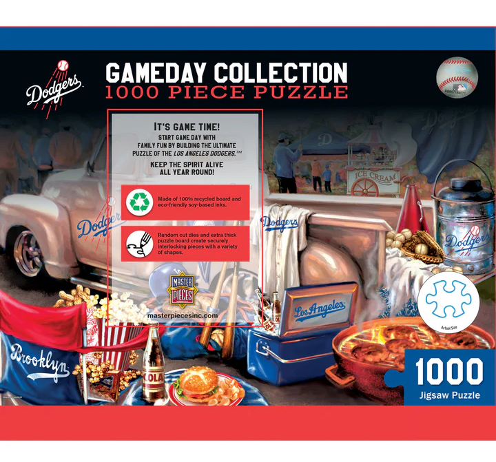 MasterPieces MLB Los Angeles Dodgers Gameday 1000 Piece Puzzle