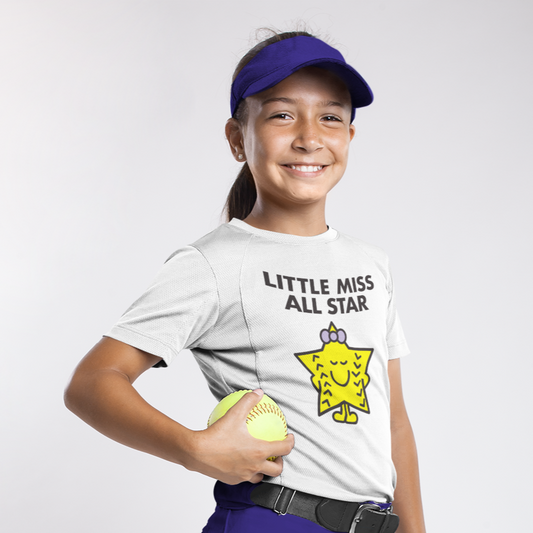 TMCo Digital Download Printable SVG/PNG File: Little Miss Softball Set