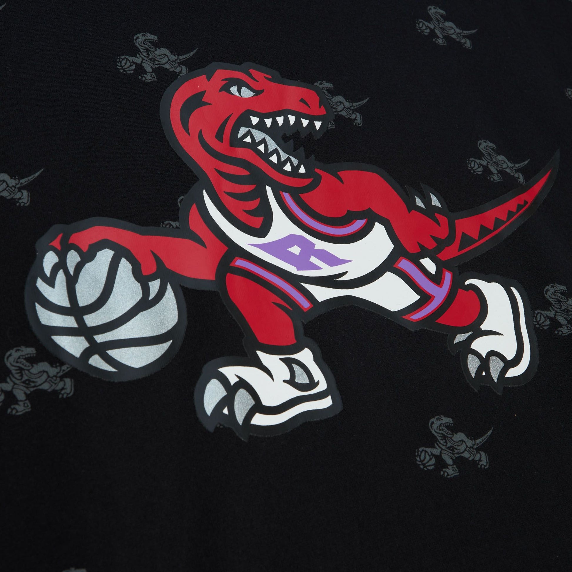 Mitchell and Ness NBA All Over Print Toronto Raptors Hoodie