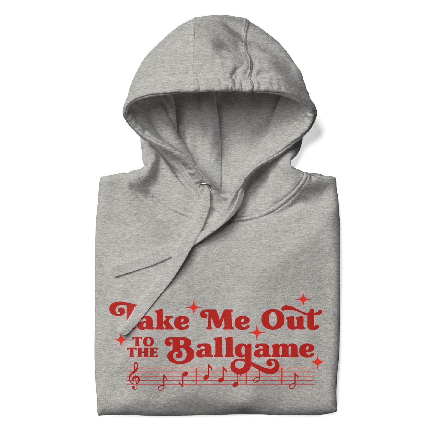 **ONLINE EXCLUSIVE** TMCo Take Me Out To The Ballgame Red Print Unisex Hoodie