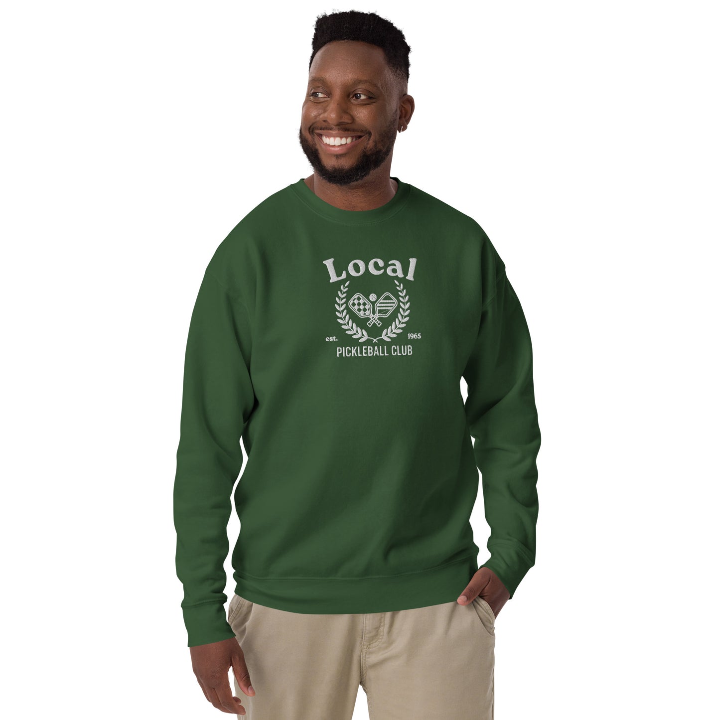 TMCo Local Pickleball Club Embroidered Unisex Crewneck