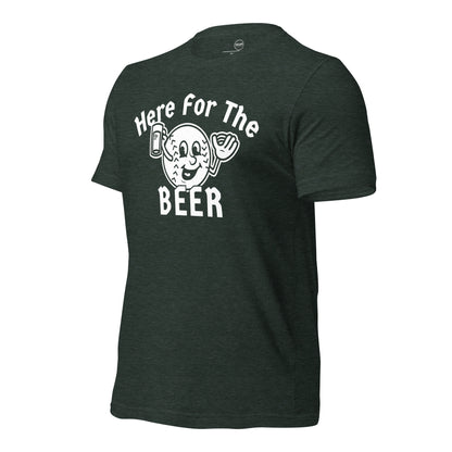 **ONLINE EXCLUSIVE** TMCo Here For The Beer Baseball Unisex T-shirt