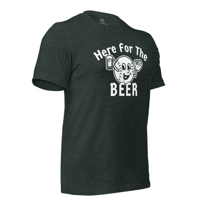 **ONLINE EXCLUSIVE** TMCo Here For The Beer Baseball Unisex T-shirt