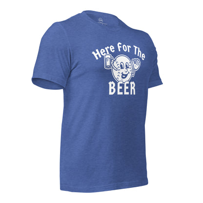 **ONLINE EXCLUSIVE** TMCo Here For The Beer Baseball Unisex T-shirt