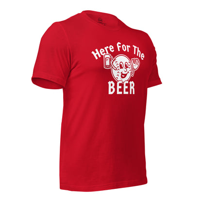**ONLINE EXCLUSIVE** TMCo Here For The Beer Baseball Unisex T-shirt