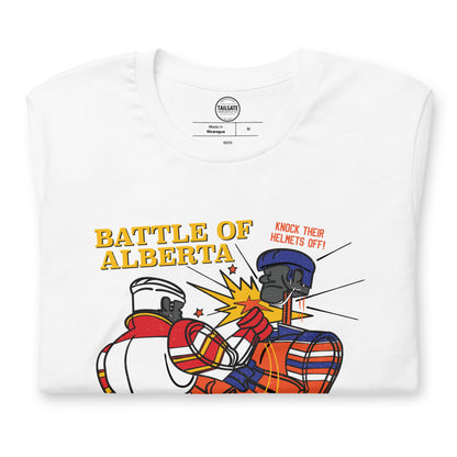Rock 'Em Battle of Alberta Calgary 3.0 Unisex T-shirt calgary flames nhl hockey