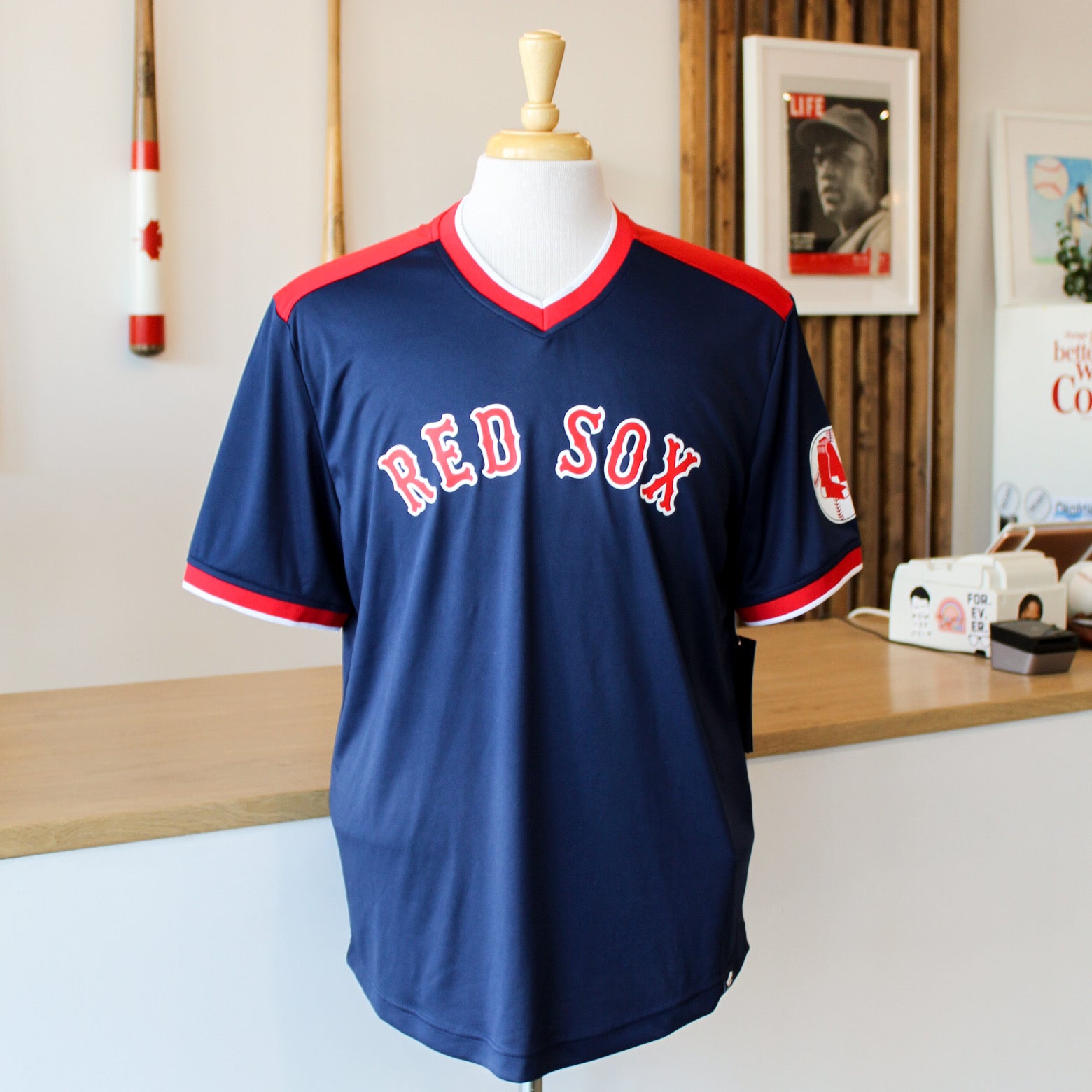 Fanatics True Classics Walk Off Boston Red Sox V-Neck Shirt