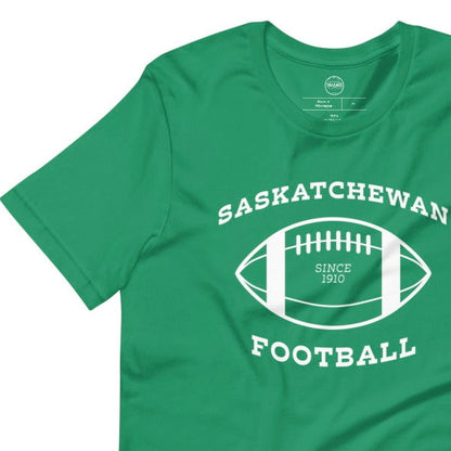 **ONLINE EXCLUSIVE** TMCo Saskatchewan Football Est. 1910 Green Unisex T-Shirt