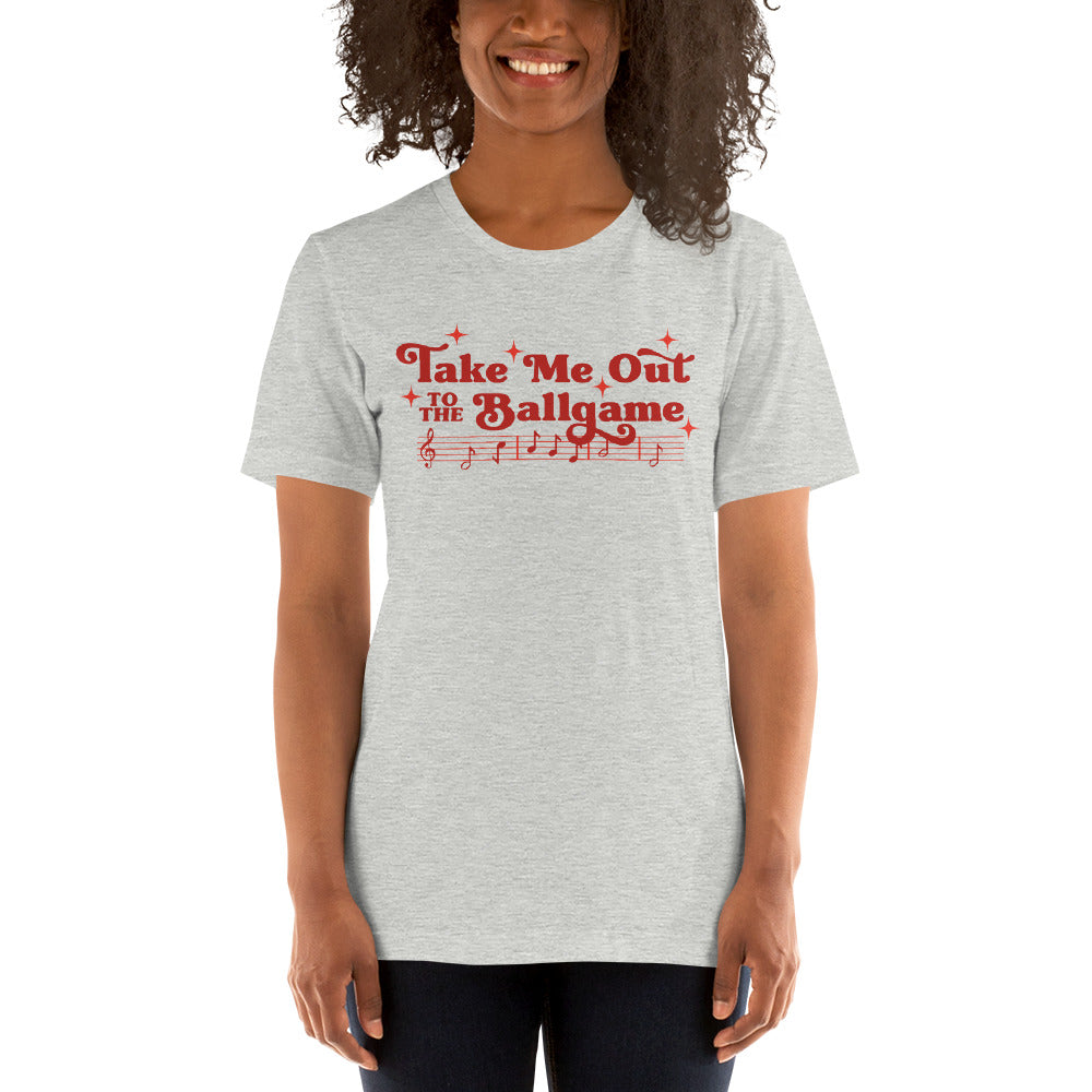 **ONLINE EXCLUSIVE** TMCo Take Me Out To The Ballgame Red Unisex T-shirt