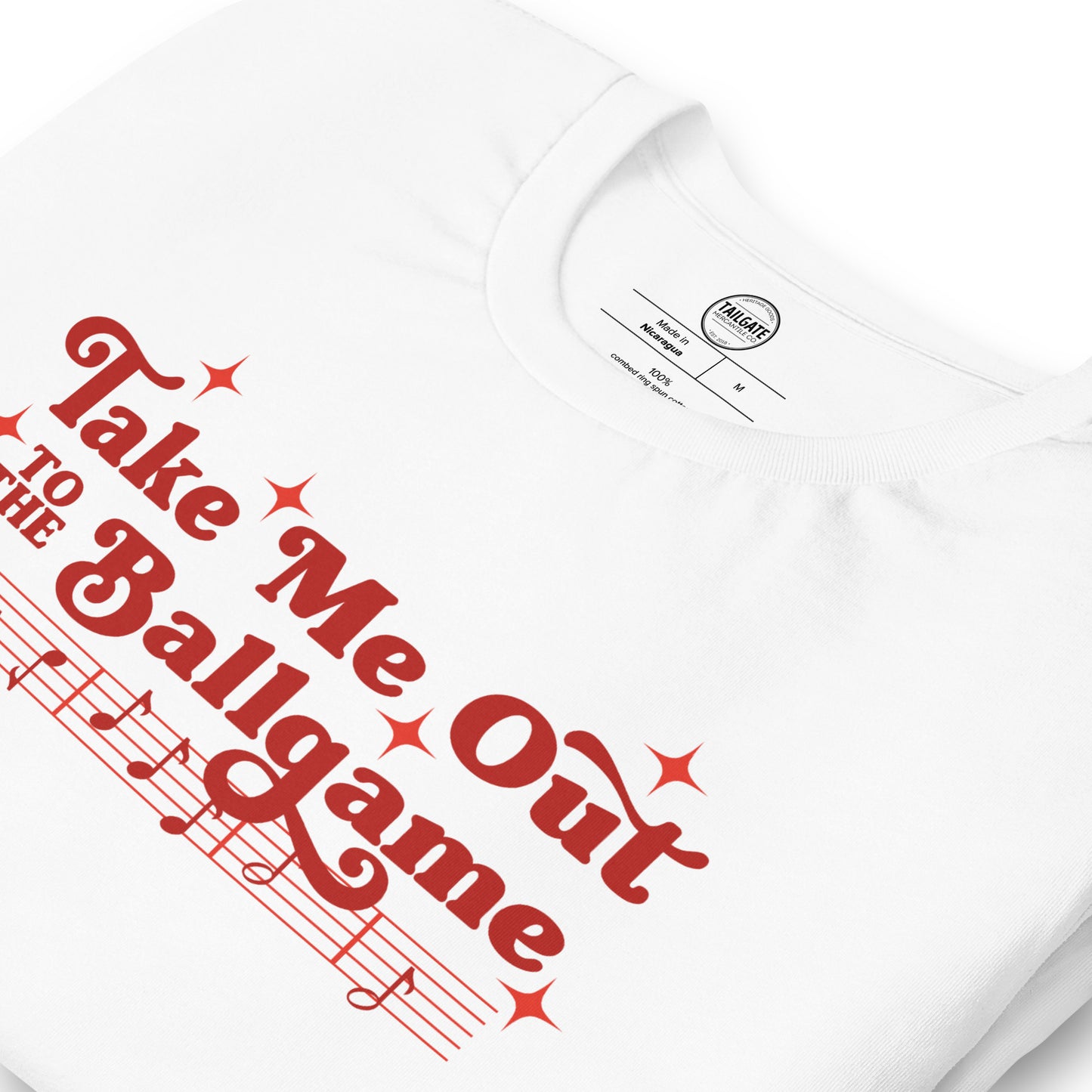 **ONLINE EXCLUSIVE** TMCo Take Me Out To The Ballgame Red Unisex T-shirt