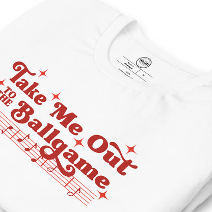 **ONLINE EXCLUSIVE** TMCo Take Me Out To The Ballgame Red Unisex T-shirt