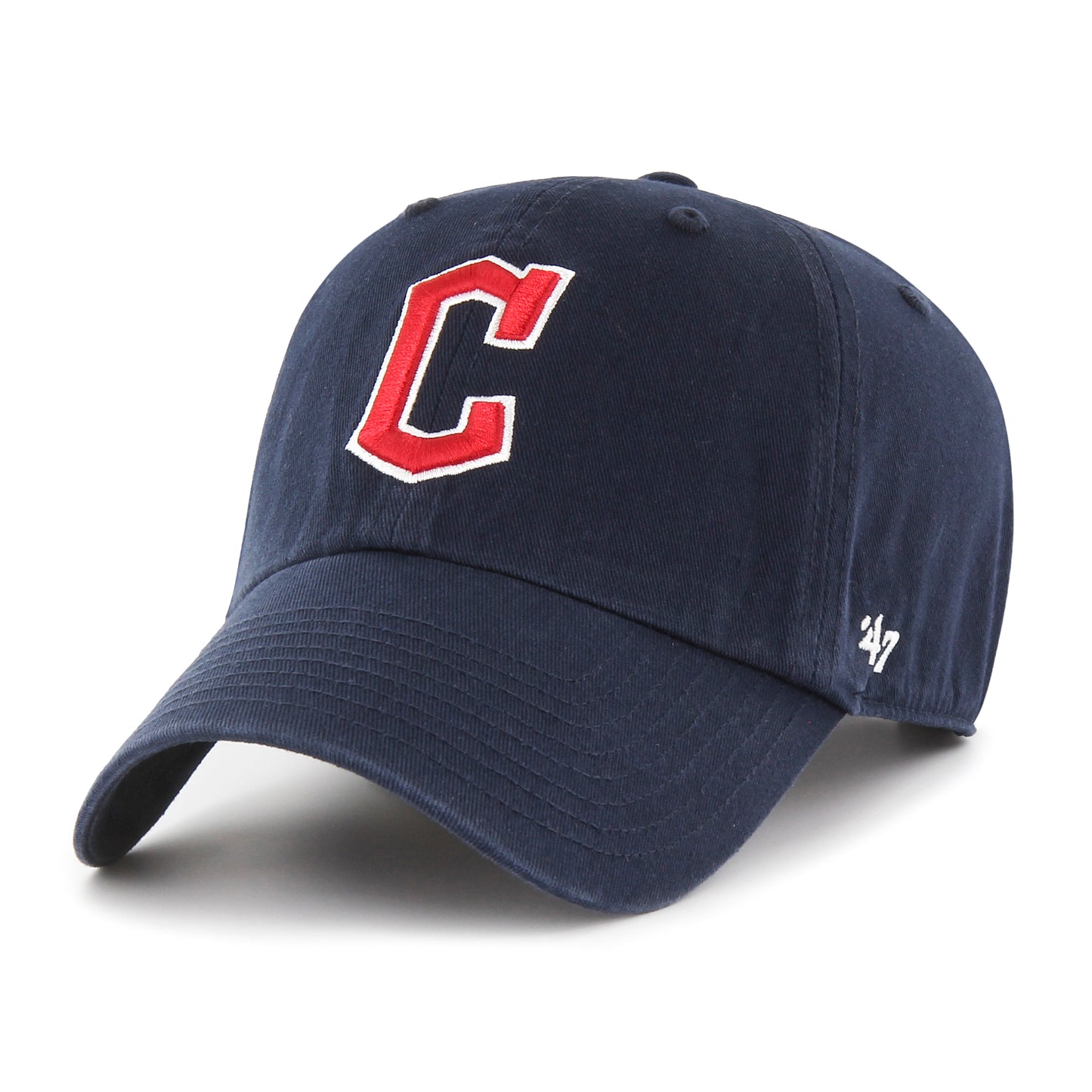 47 Clean Up Cleveland Guardians C Logo Hat